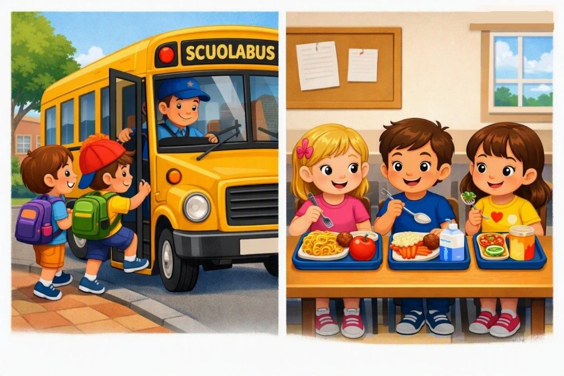 Servizio iscrizione ONLINE servizi mensa e trasporto scolastico A.S. 2026/2027