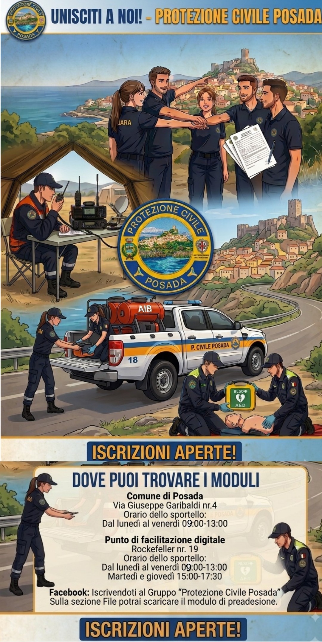 UNISCITI A NOI! - Protezione Civile Posada